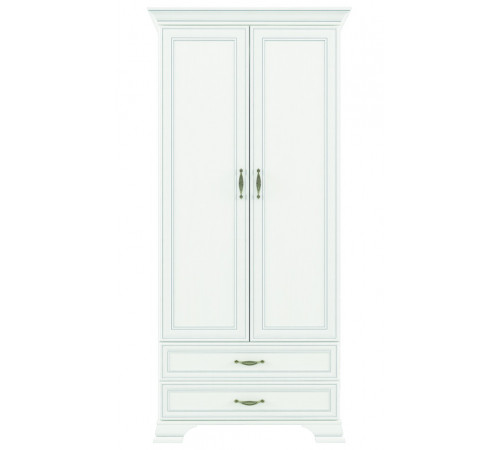 Двухстворчатый шкаф для одежды Тиффани 2DG2S крем вудлайн Двухстворчатый шкаф для одежды Тиффани 2DG2S крем вудлайн