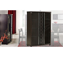 Двухстворчатый шкаф витрина в гостиную Мира MIRA-01 венге Двухстворчатый шкаф витрина в гостиную Мира MIRA-01 венге