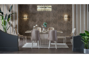 Обеденный стол с тумбой Gravita (Гравита) GRAV-14T слоновая кость Обеденный стол с тумбой Gravita (Гравита) GRAV-14T слоновая кость