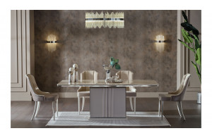 Обеденный стол с тумбой Gravita (Гравита) GRAV-14T слоновая кость Обеденный стол с тумбой Gravita (Гравита) GRAV-14T слоновая кость