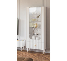 Шкаф-витрина Лоренсо МН-043-25 белый Шкаф-витрина Лоренсо МН-043-25 белый