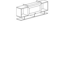Полка навесная Инна 613 темная Полка навесная Инна 613 темная