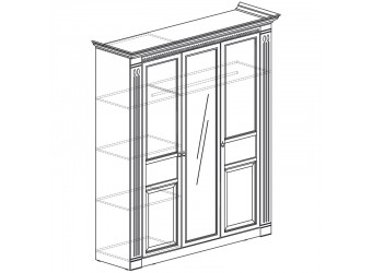 Трехдверный шкаф для одежды Лючия 180 светлый